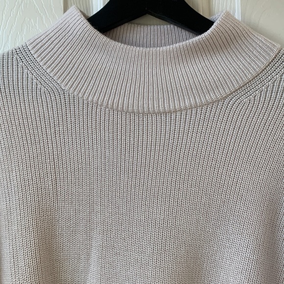 NWT lululemon merino wool blend turtleneck ribbed sweater white opal size 12 - Picture 5 of 10